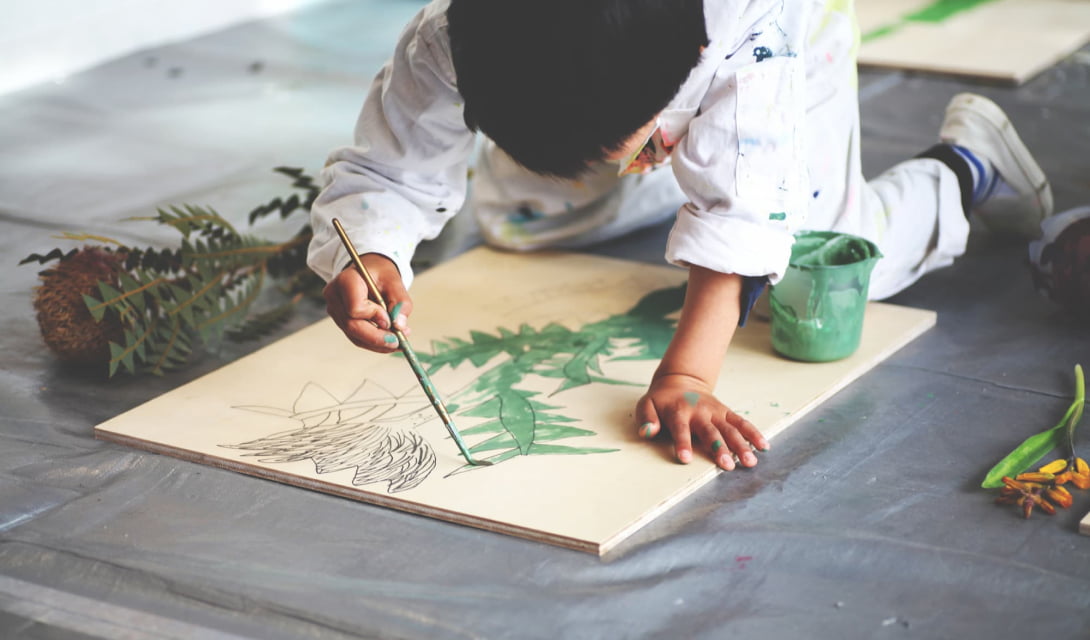 ロハスキッズ・センター クローバーのアート教育のイメージ